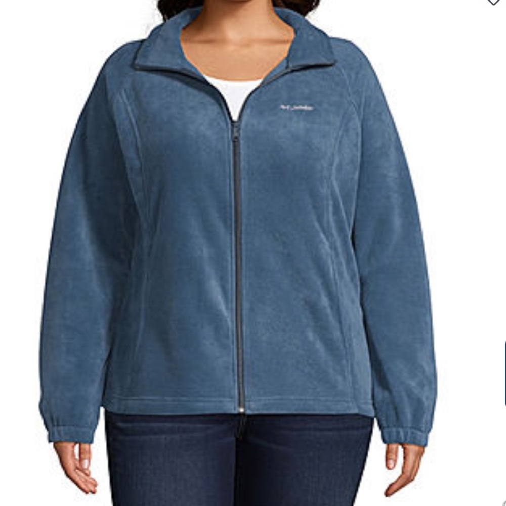 Columbia  fleece, navy, lightweight jacket